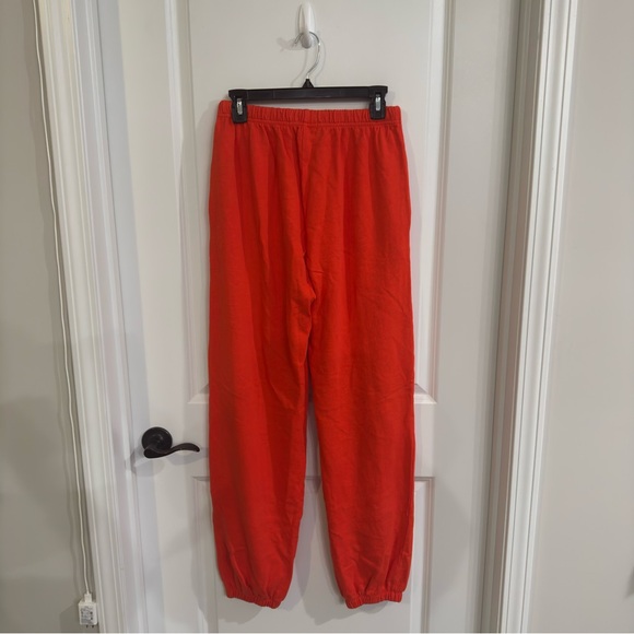 Eterne Boyfriend Pocket Sweatpants Poppy Red - Picture 10 of 12